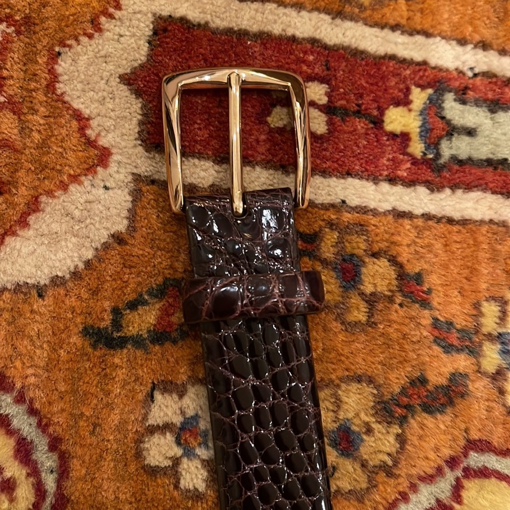 Louisiana Alligator belt size 36